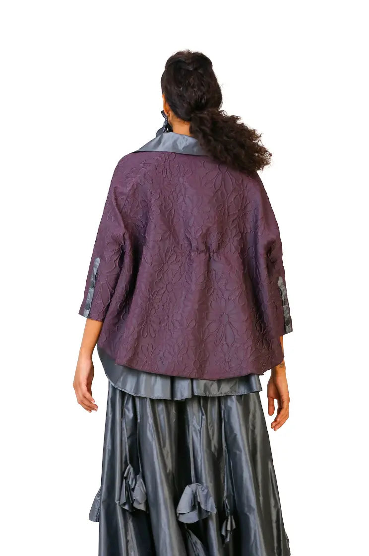 Bize Floral Printed Double Color Jacket 24W-BC5017 Bize