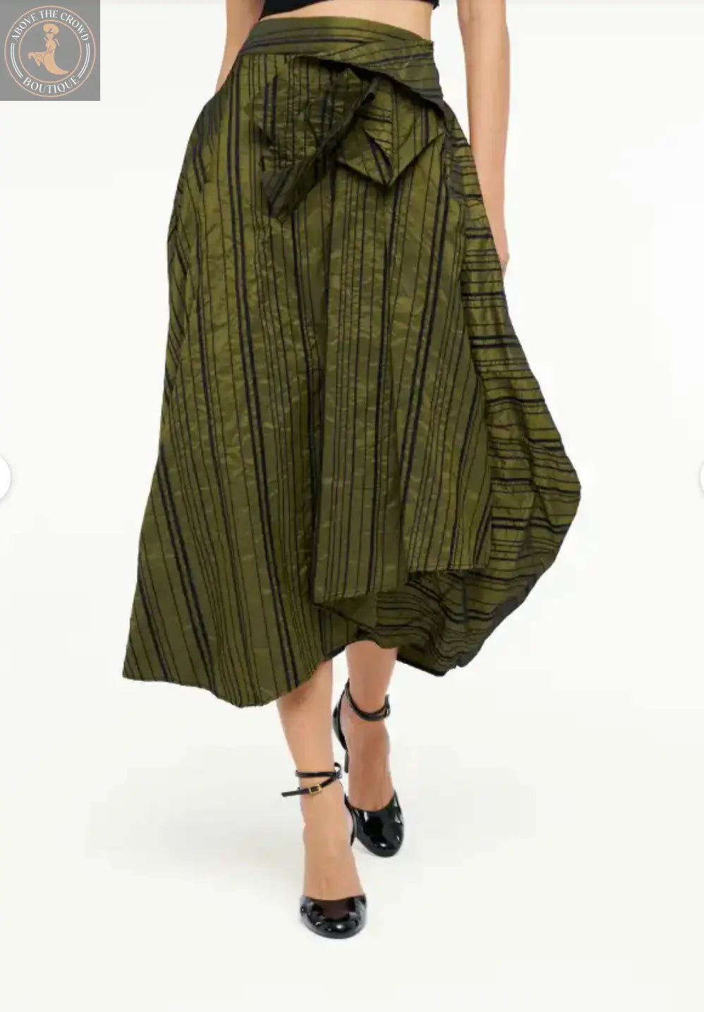 Bize Janus Green Skirt - Above the Crowd Boutique