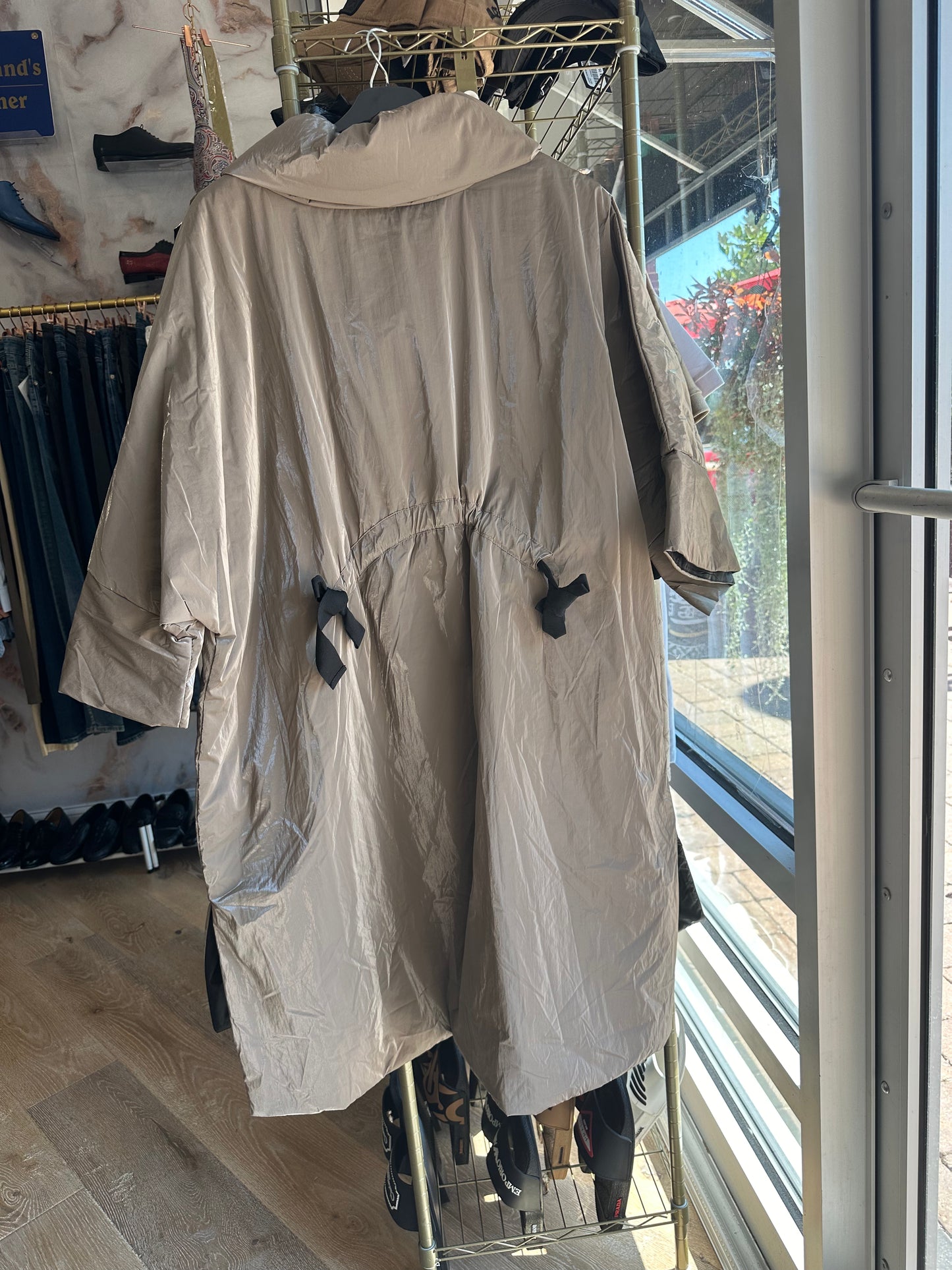 Bize Long Jacket With Strings BZE1124 Bize