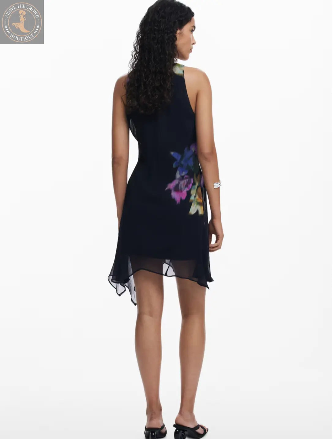 Desigual Floral Print Shift Dress - European Style, Occasion Ready Desigual