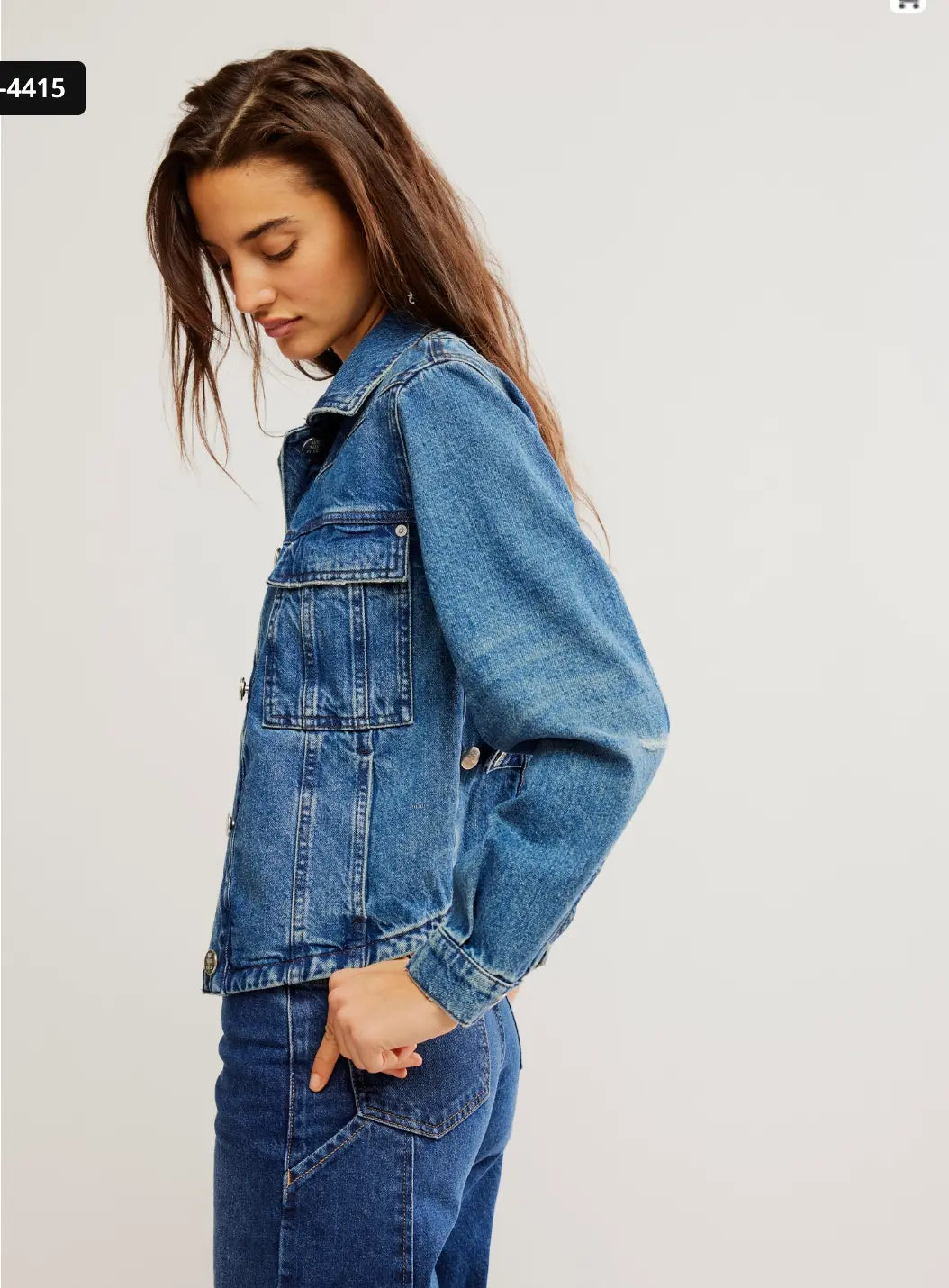 Free People OB1977947 Jade Denim Jacket Free People