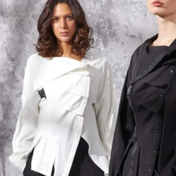 H-4 1457 Women Woven Shirt H-4