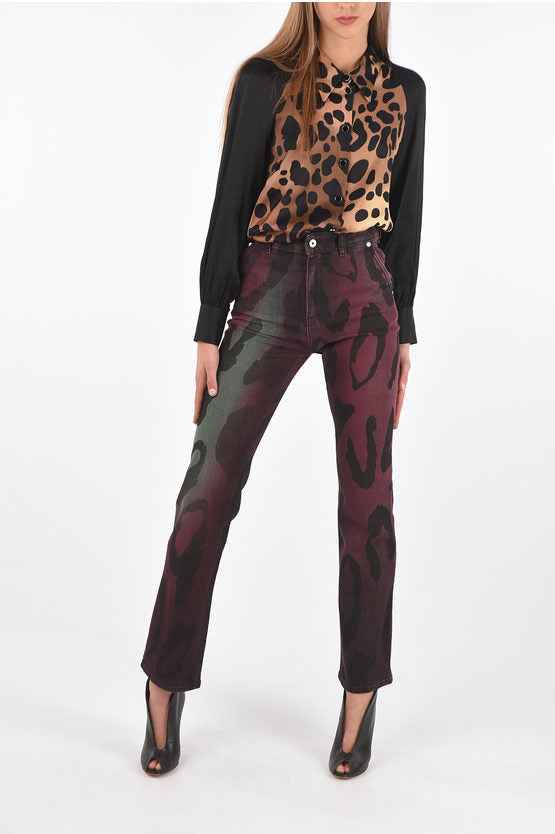 Just Cavalli Animal Print Womens Jeans