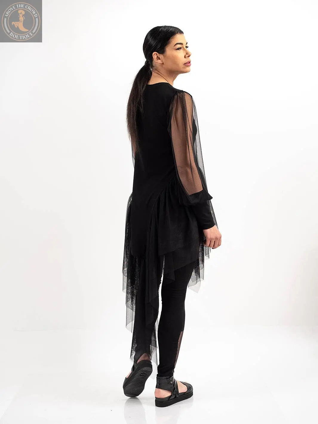 Metamorphoza Extravagant Mesh Tunic Metamorphoza