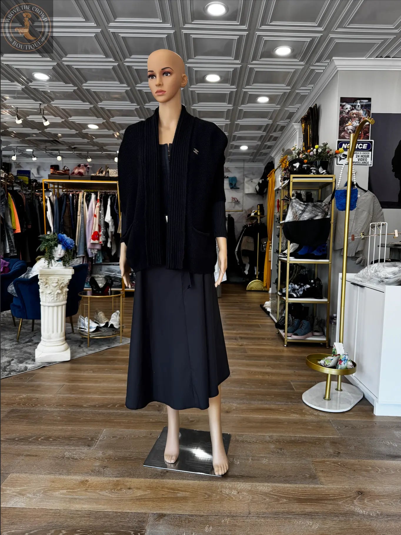 Nobello Ribbed Open-Front Cardigan – SKU 17475 Nobello