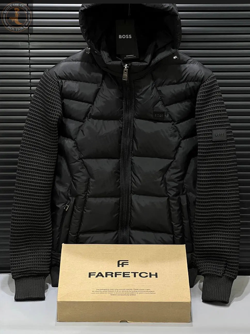 Farfetch Designer Inspired Men's Puffy Coat - Above The Crowd Boutique