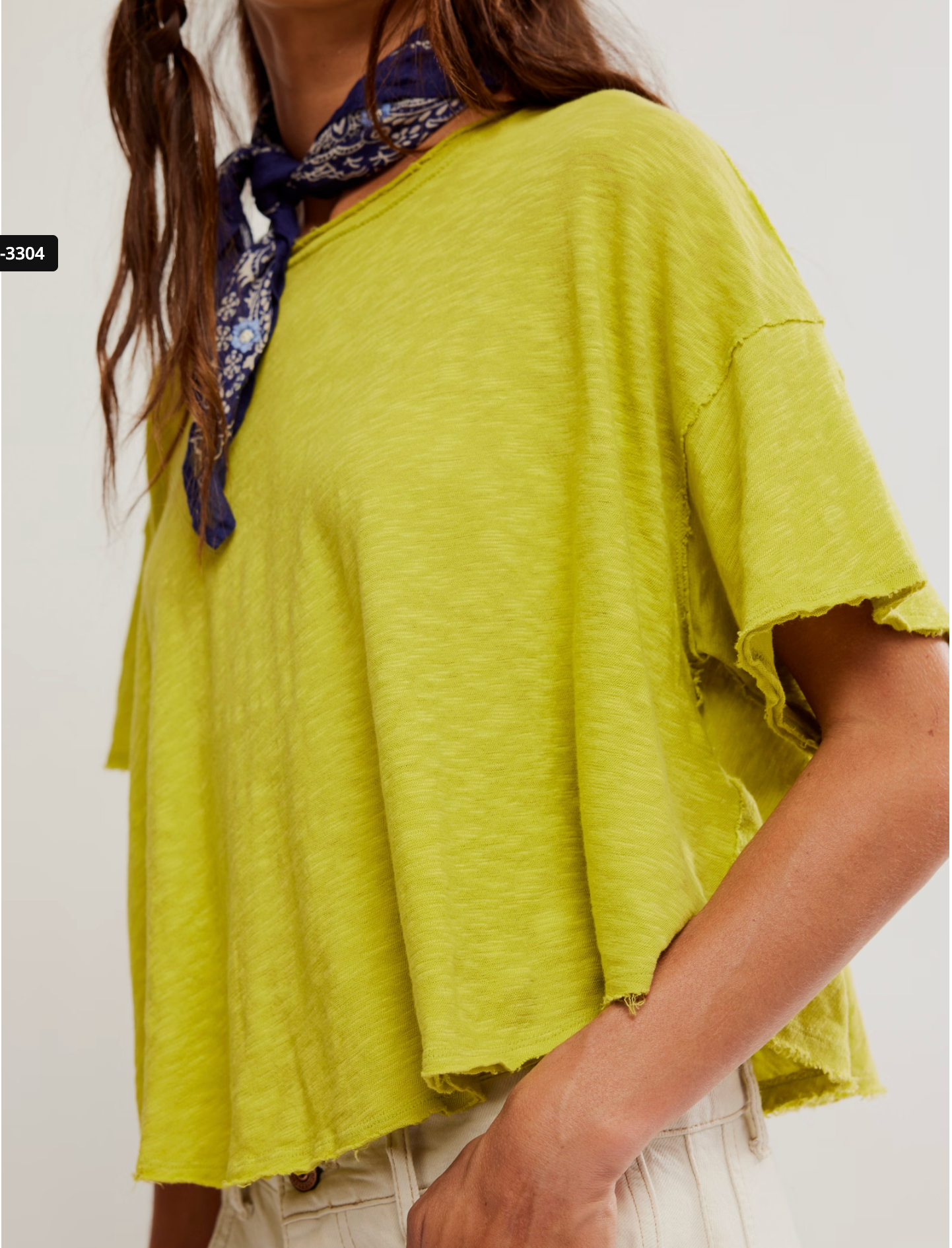 Free People “Elsie Swing Tee – CLO” Top - Above the Crowd Boutique