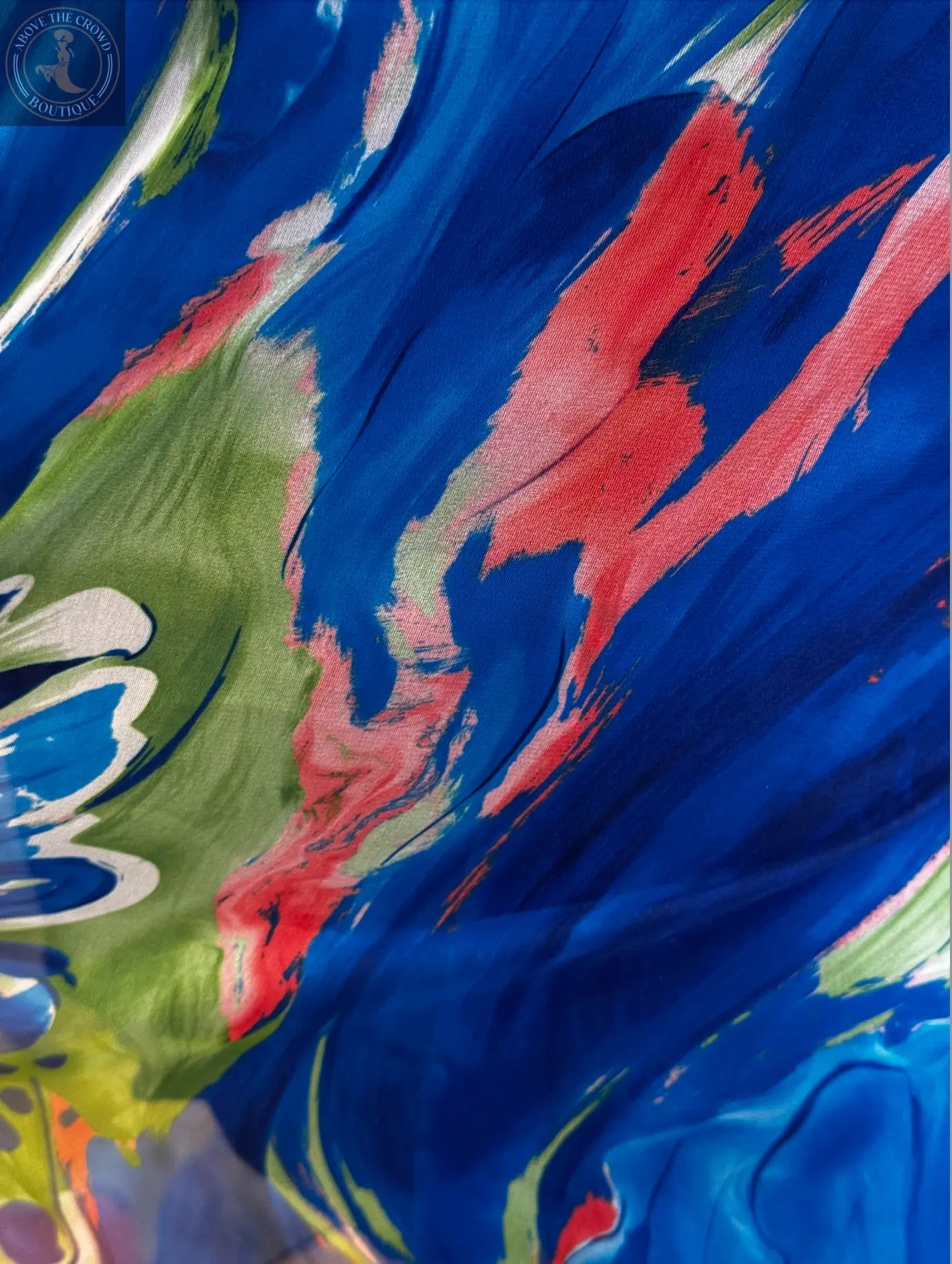 Silk Floral Kaftan Dress - European Style, Vibrant Print, Comfortable Fit Karma