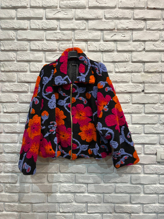 3D Floral Bouclé Wool Jacket – French Design - Above the Crowd Boutique