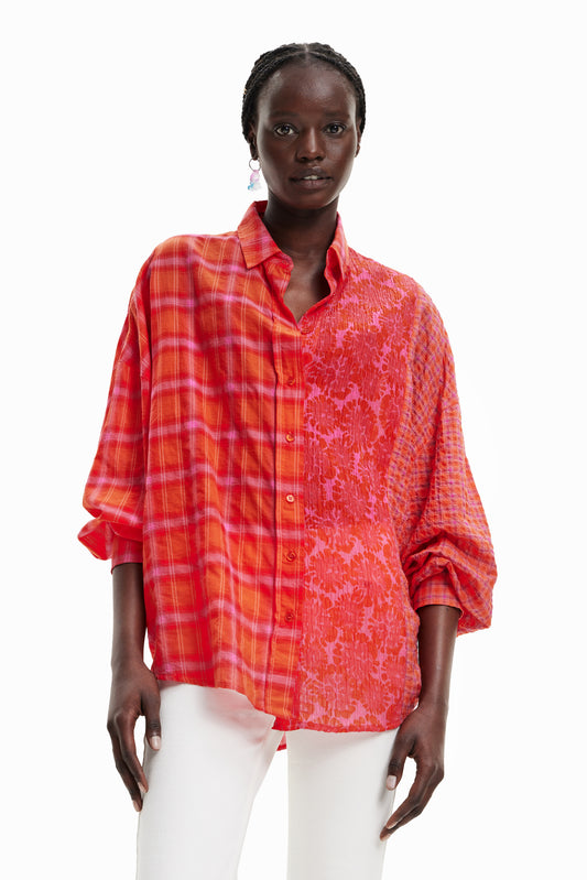 Desigual Oversized Shirt - Above The Crowd Boutique