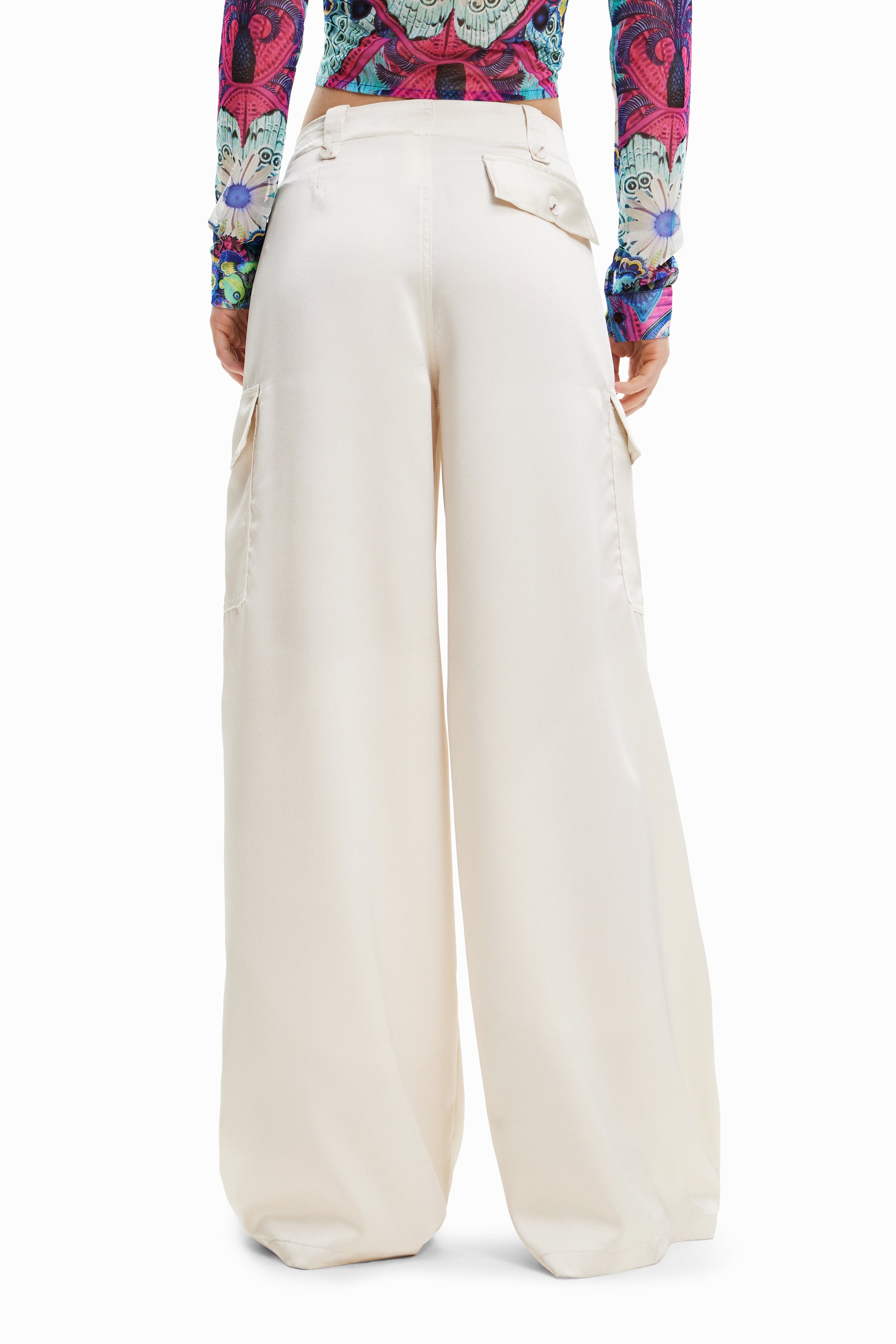 Desigual Long Woven Trousers - Above The Crowd Boutique