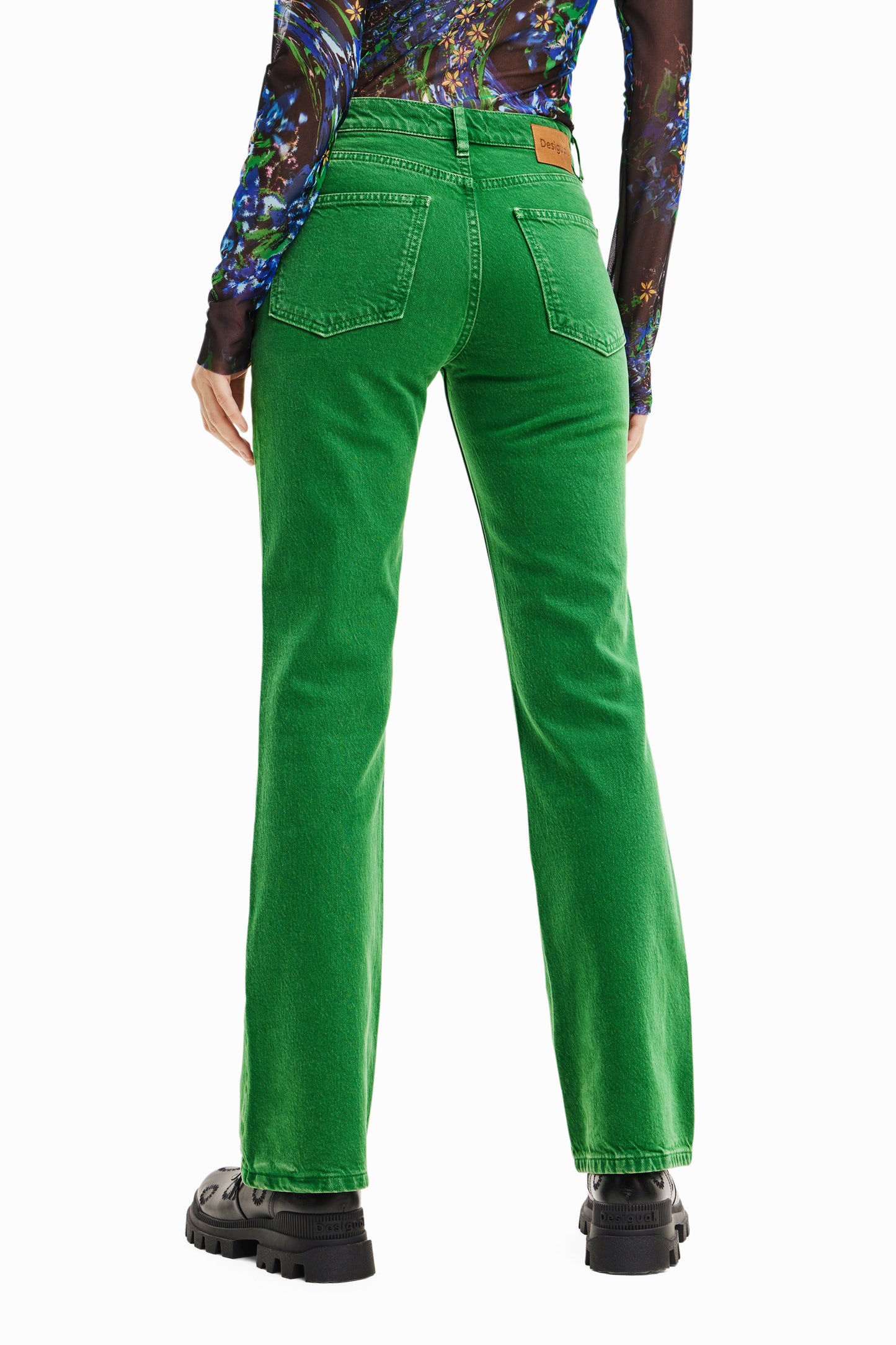 Desigual 23WWDD88 Flare Jeans - Above The Crowd Boutique