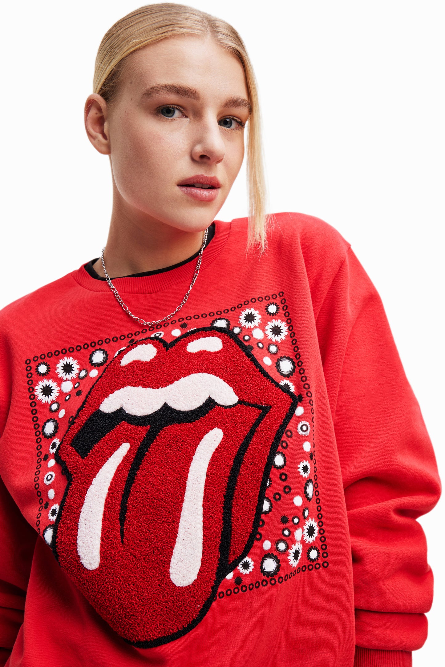 Desigual The Rolling Stones Sweatshirt 23WWSK30 - Above The Crowd Boutique