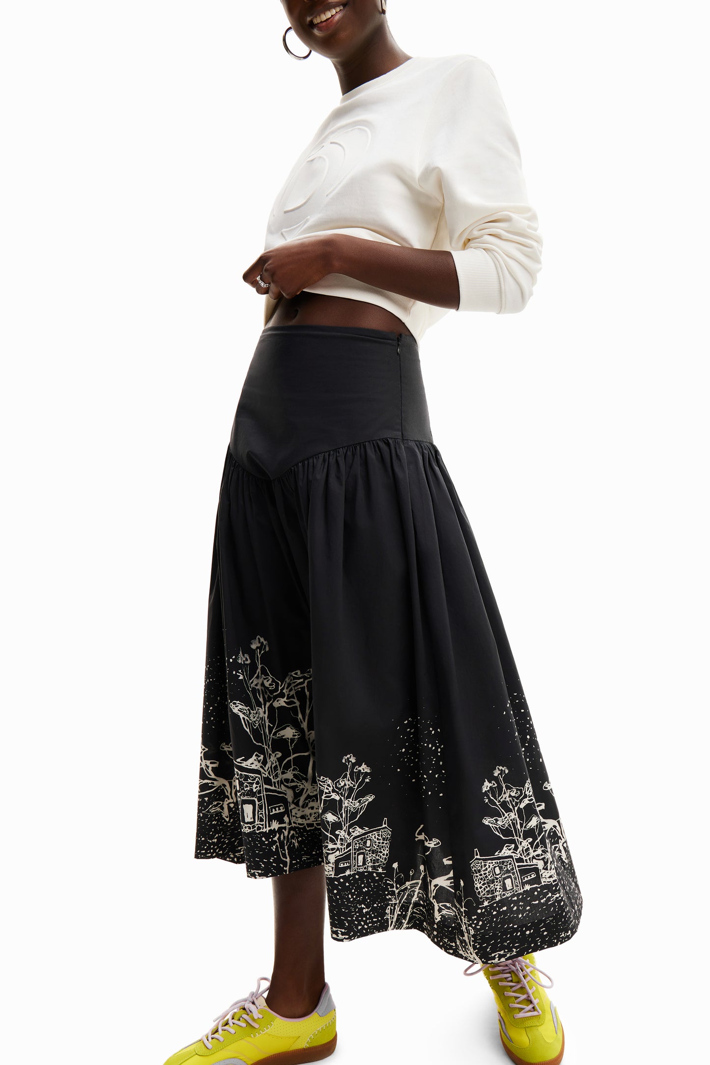 Desigual Women's Woven Long Skirt 24SWFW11