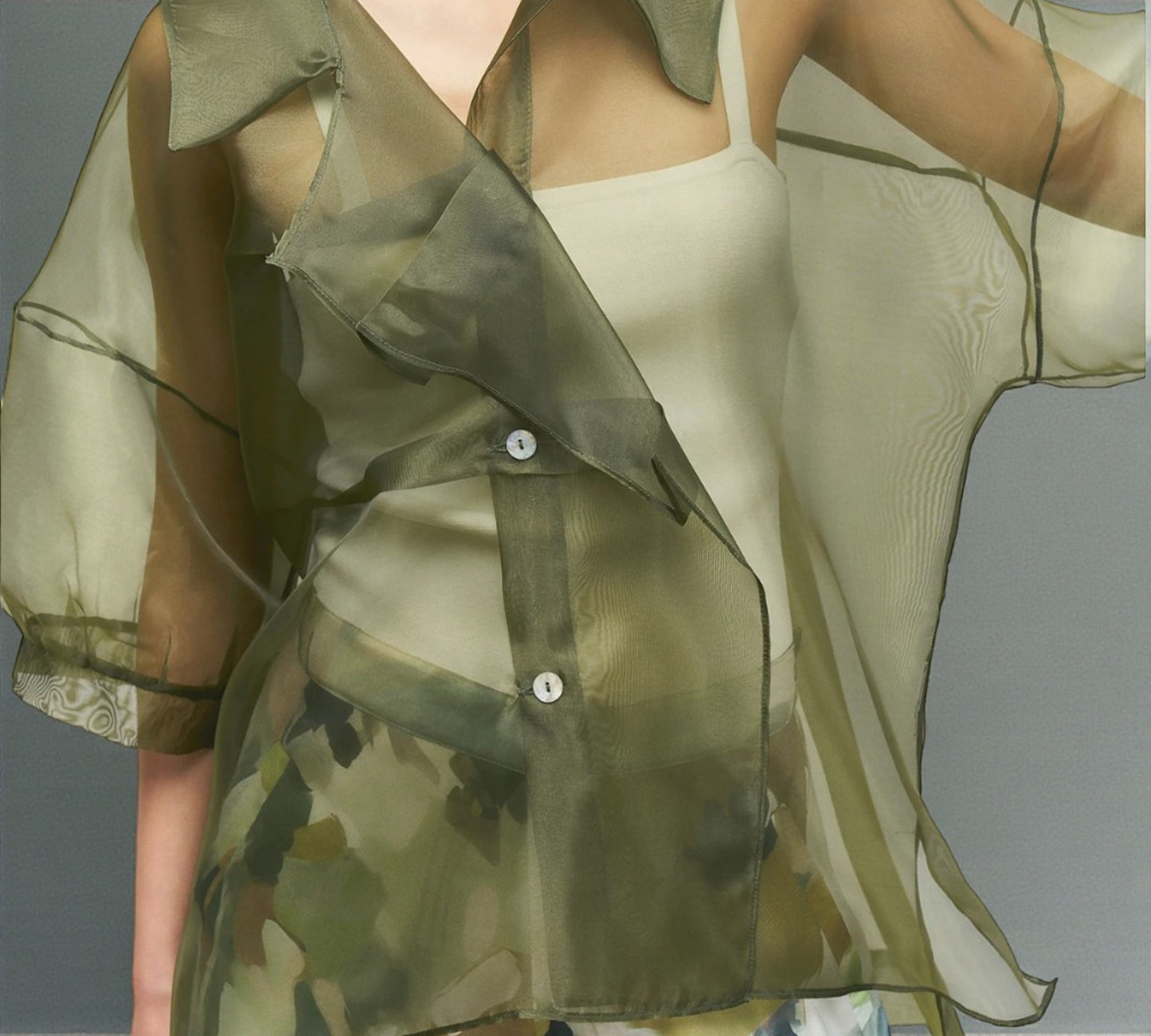 Organza Sheer Statement Top – Elevated Elegance - Above the Crowd Boutique