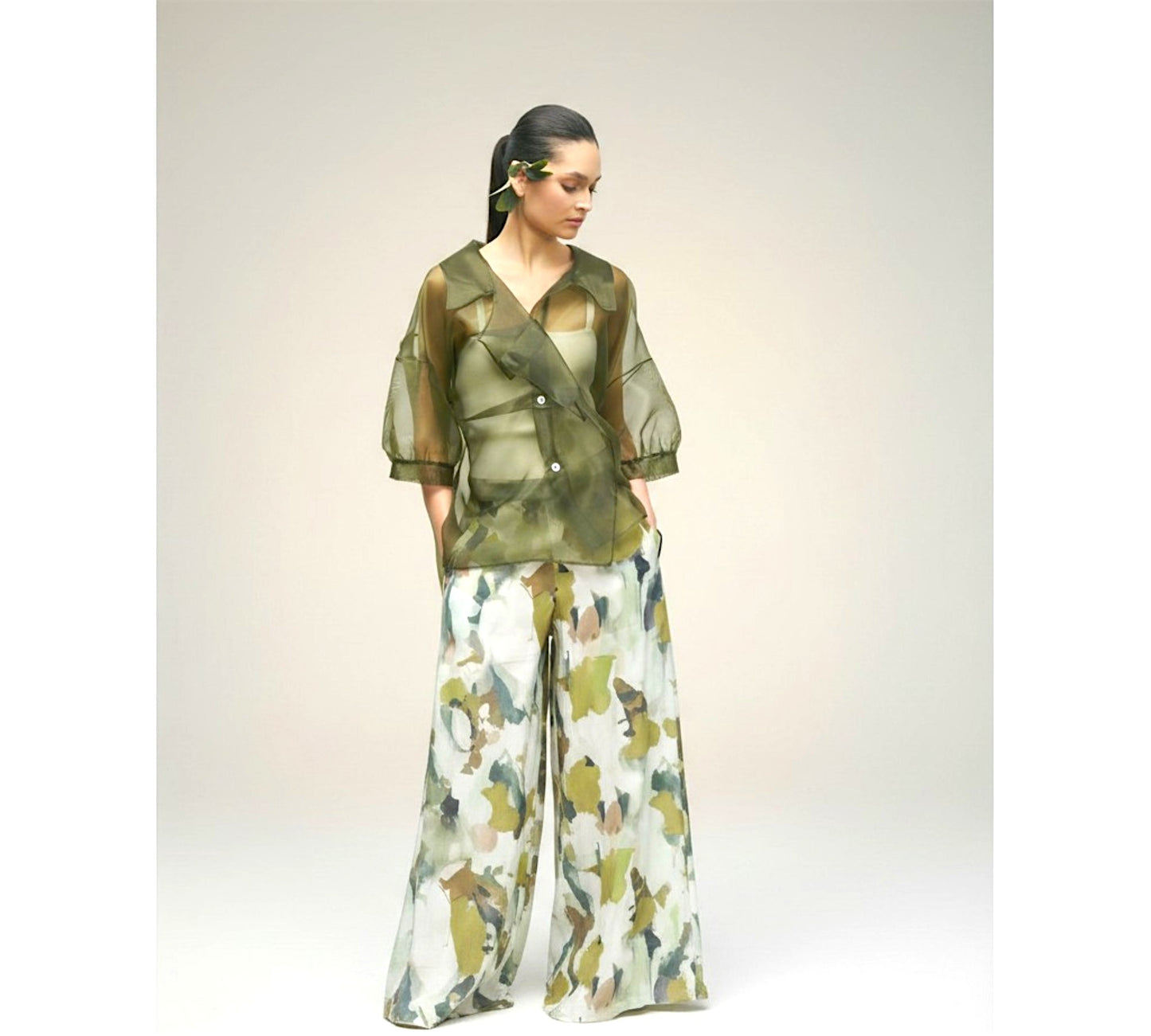 Organza Sheer Statement Top – Elevated Elegance - Above the Crowd Boutique