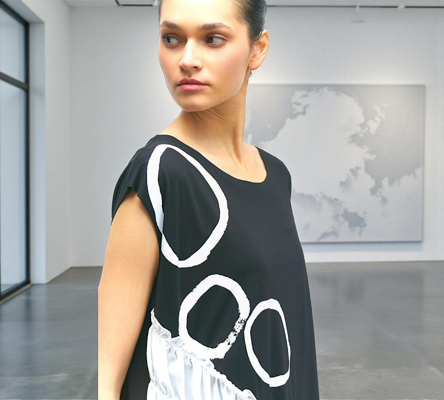 Bize Asymmetrical Artistic Tunic - Above the Crowd Boutique