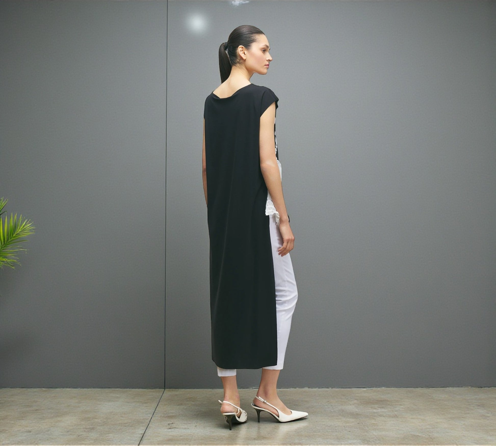 Bize Asymmetrical Artistic Tunic - Above the Crowd Boutique