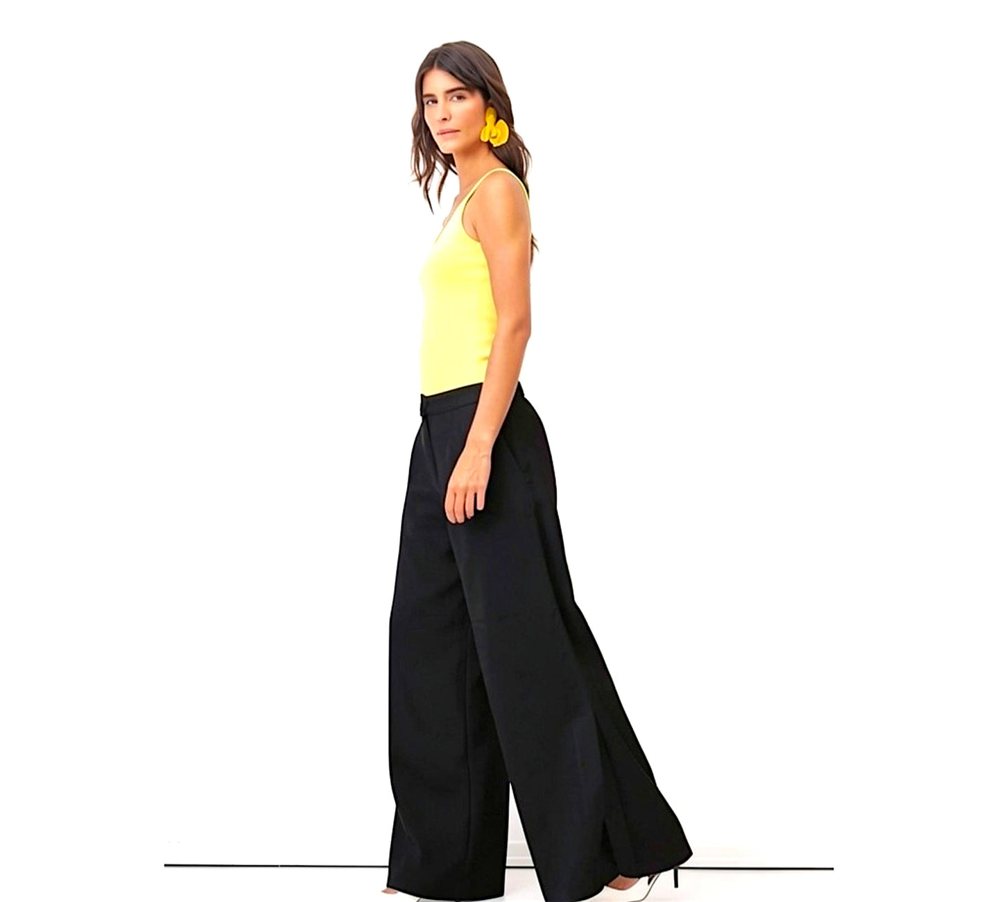 Bize Wide-Leg Linen Pants