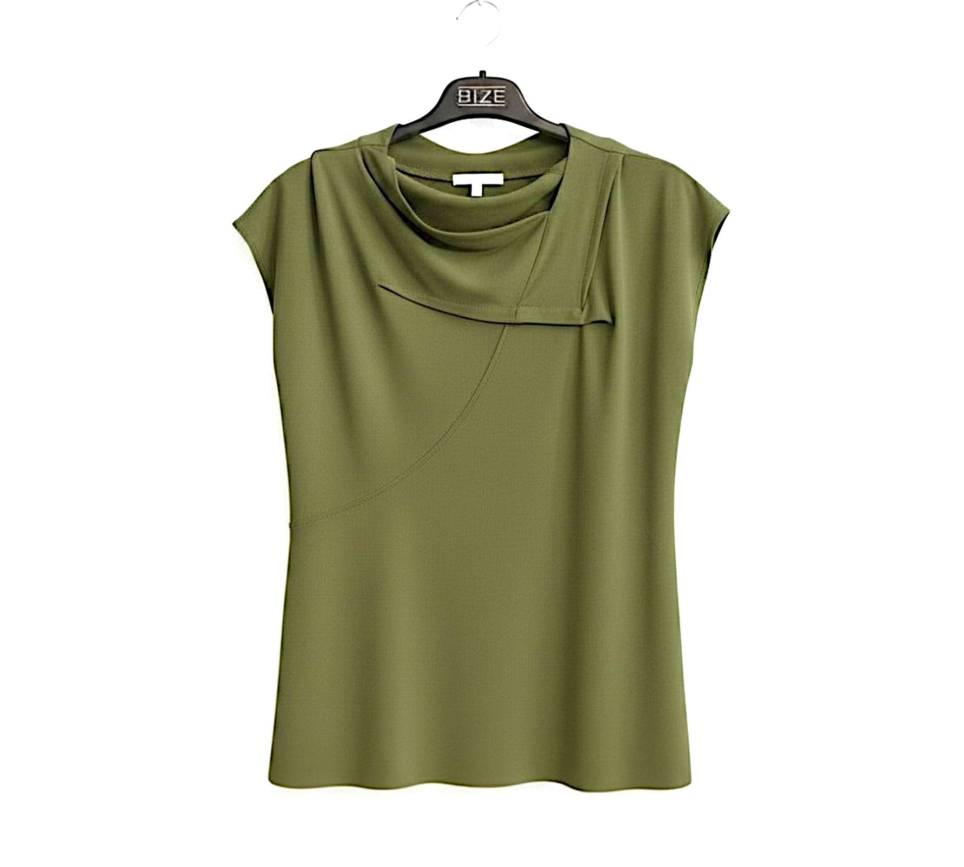 Bize Draped Top & Skirt Set – Contemporary Elegance - Above the Crowd Boutique