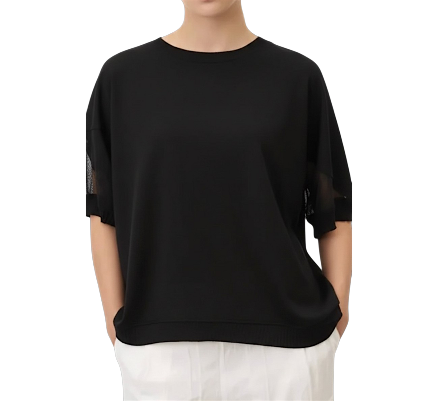 Bize Oversized Draped T-Shirt - Above the Crowd Boutique