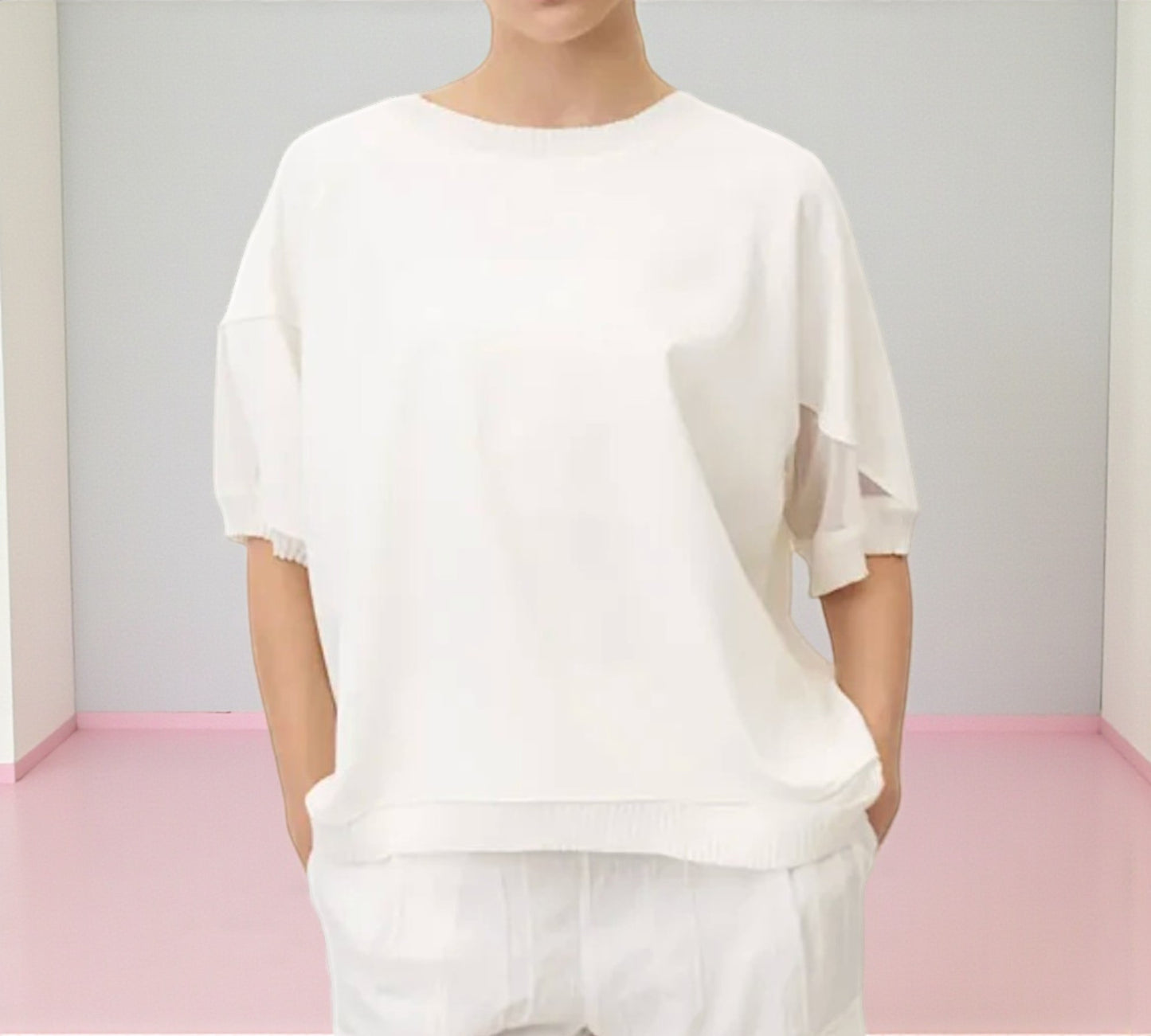 Bize Oversized Draped T-Shirt - Above the Crowd Boutique