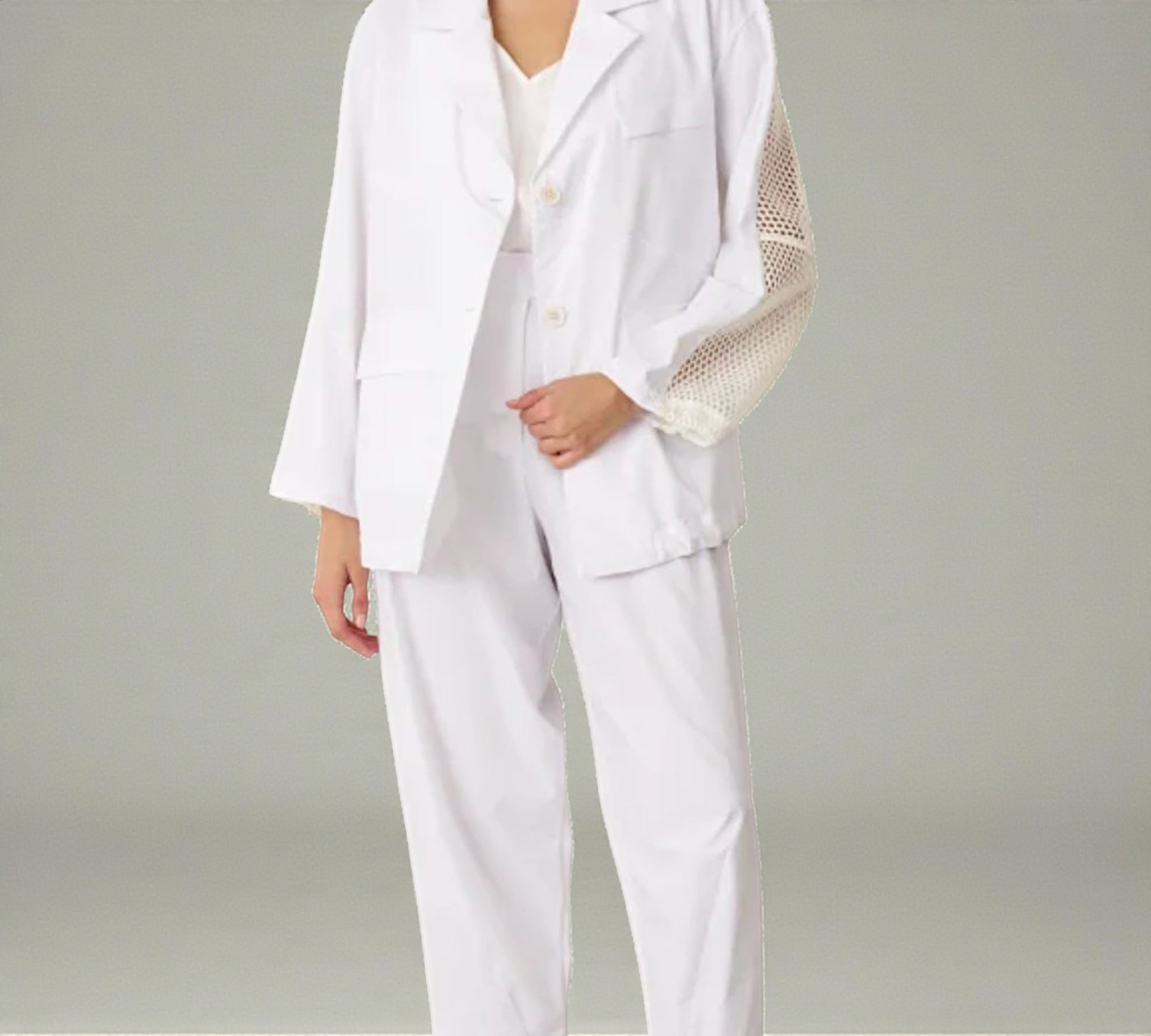 Bize Lightweight Mesh Panel Jacket - Above the Crowd Boutique