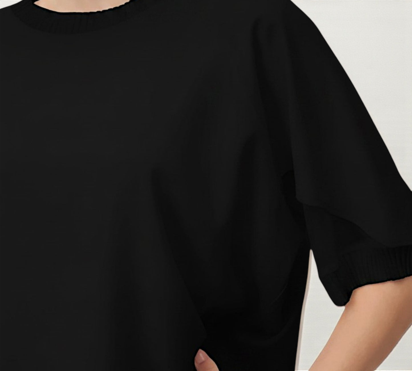 Bize Oversized Draped T-Shirt - Above the Crowd Boutique