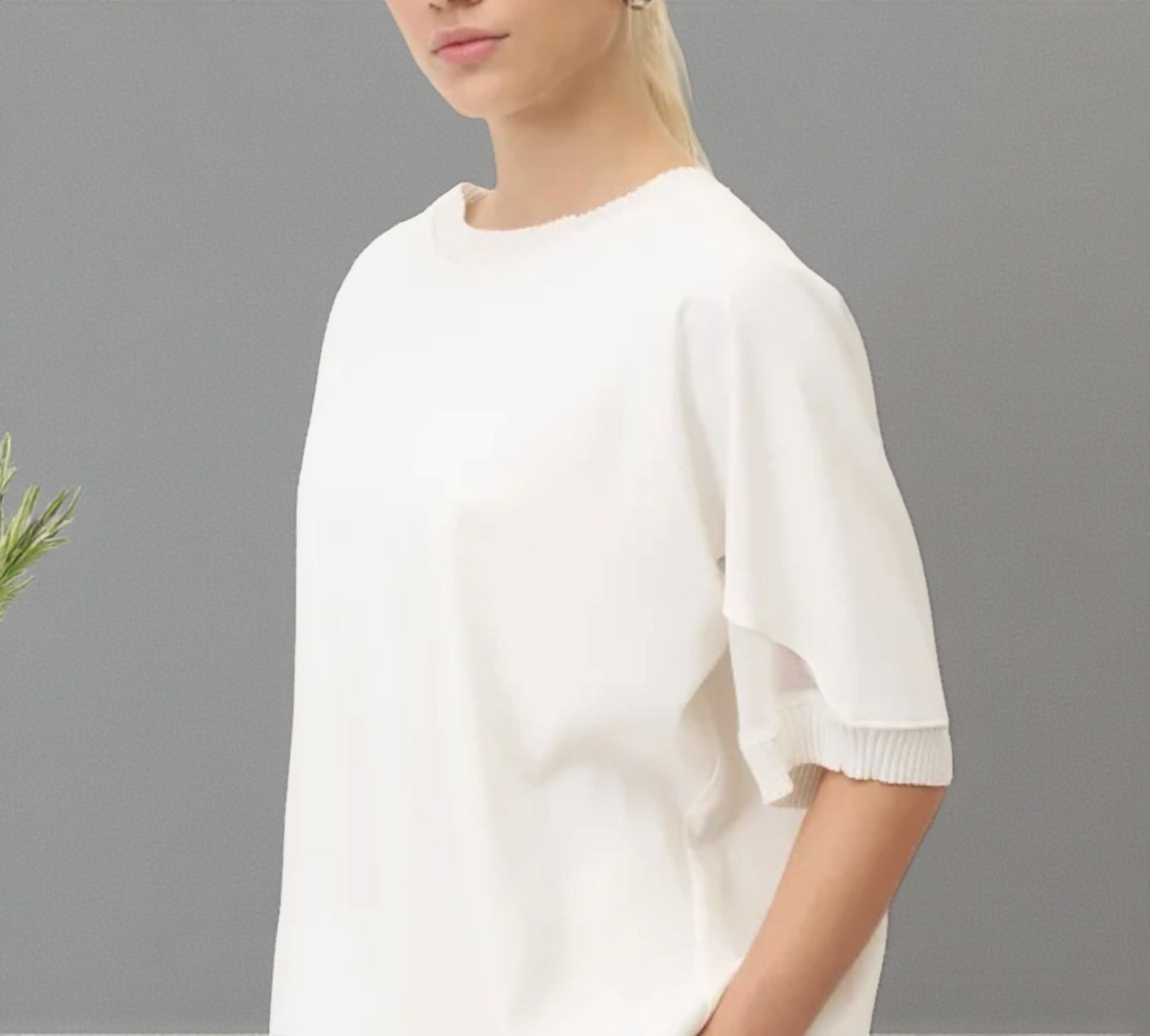 Bize Oversized Draped T-Shirt - Above the Crowd Boutique