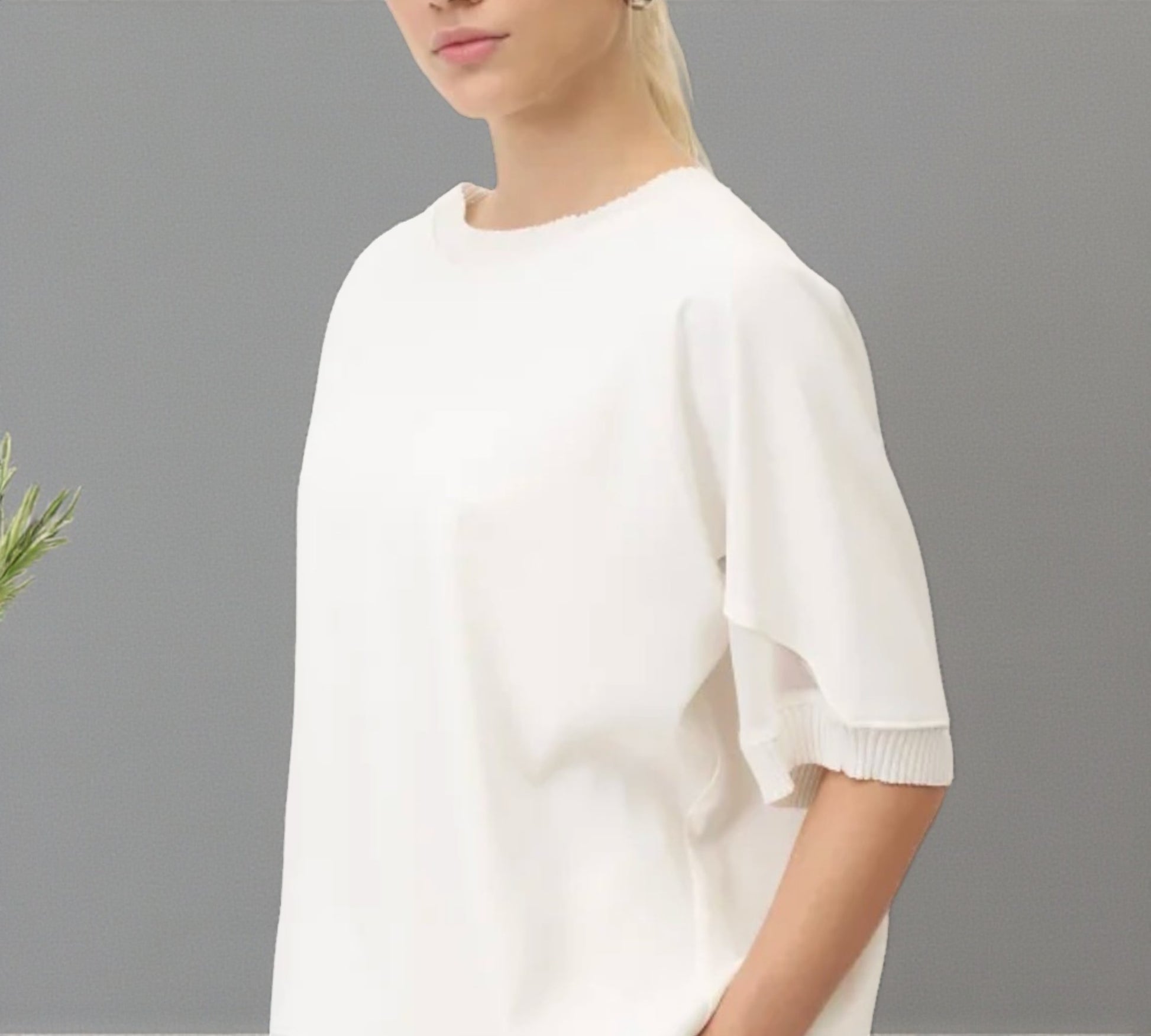 Bize Oversized Draped T-Shirt - Above the Crowd Boutique