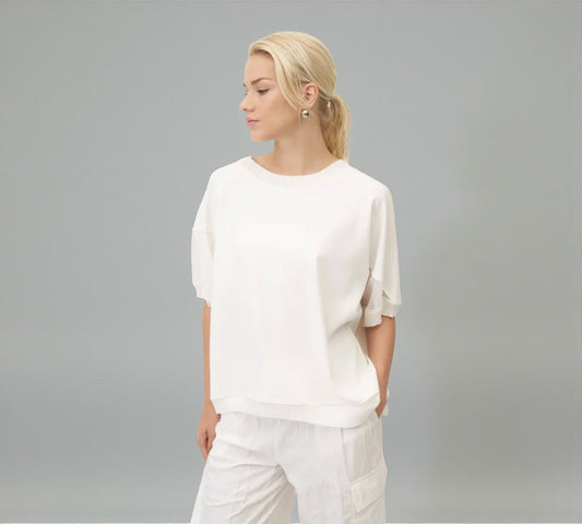 Bize Oversized Draped T-Shirt - Above the Crowd Boutique