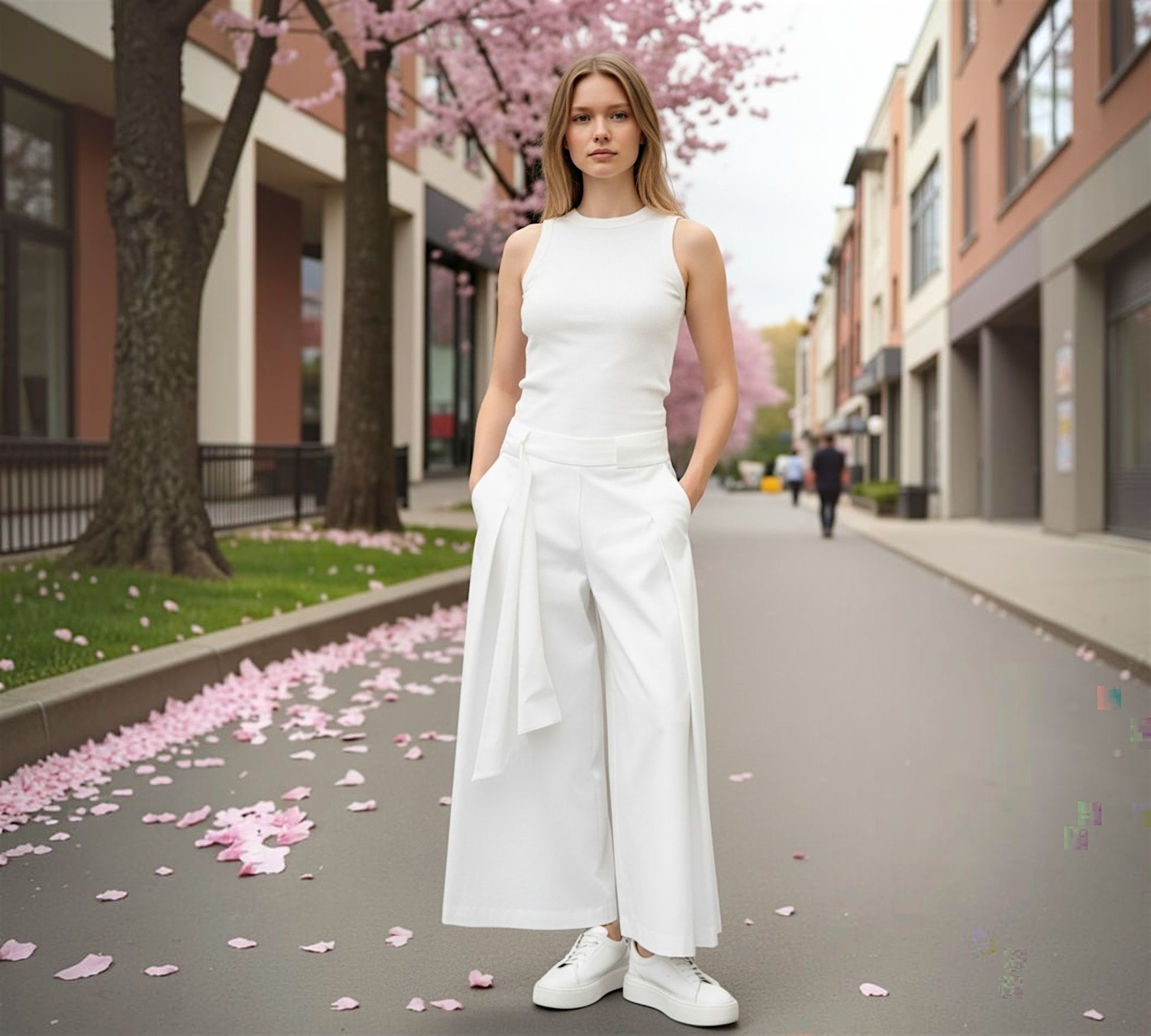 Bize Wide-Leg Wrap Pants - Above the Crowd Boutique