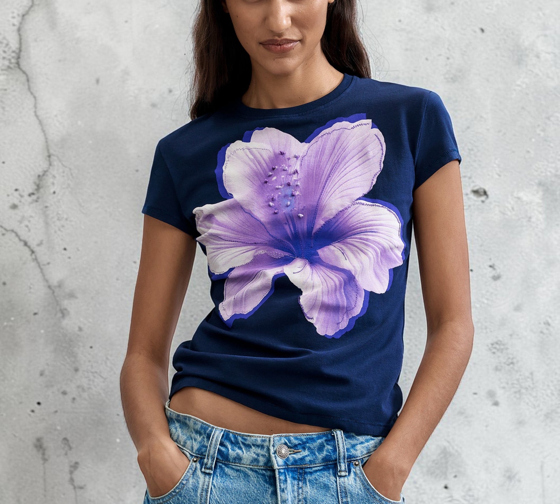 Floral Graphic T-Shirt - Above the Crowd Boutique