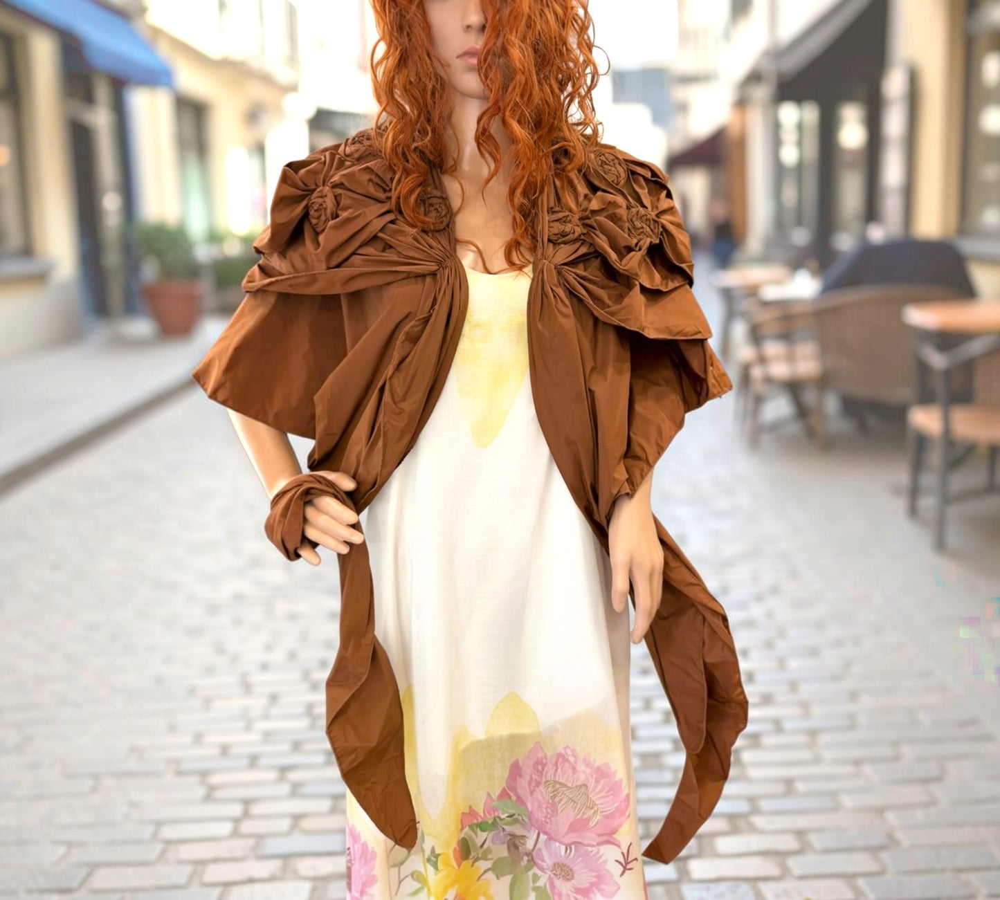 Bize Statement Floral Rosette Bolero - Above the Crowd Boutique
