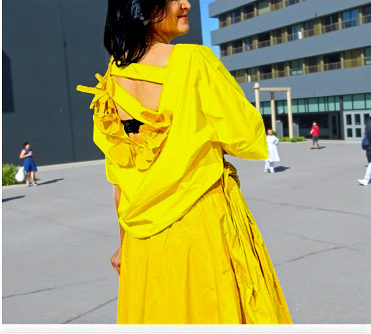 Oversized Open-Back Statement Top - Above the Crowd Boutique
