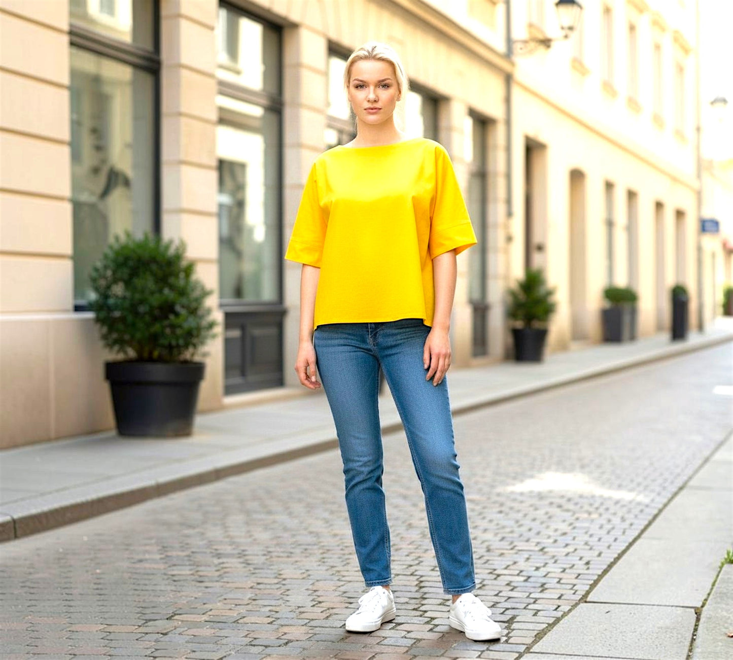 Oversized Open-Back Statement Top - Above the Crowd Boutique