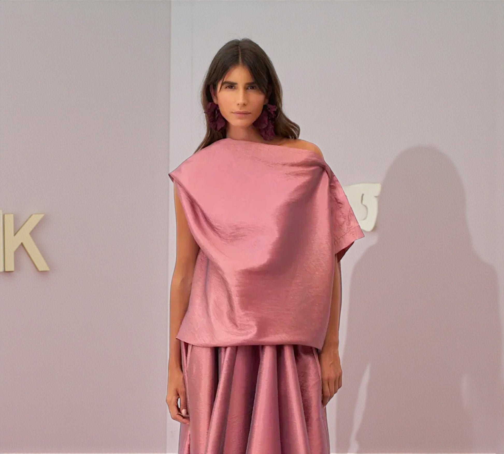 Bize Draped One-Shoulder Blouse - Above the Crowd Boutique
