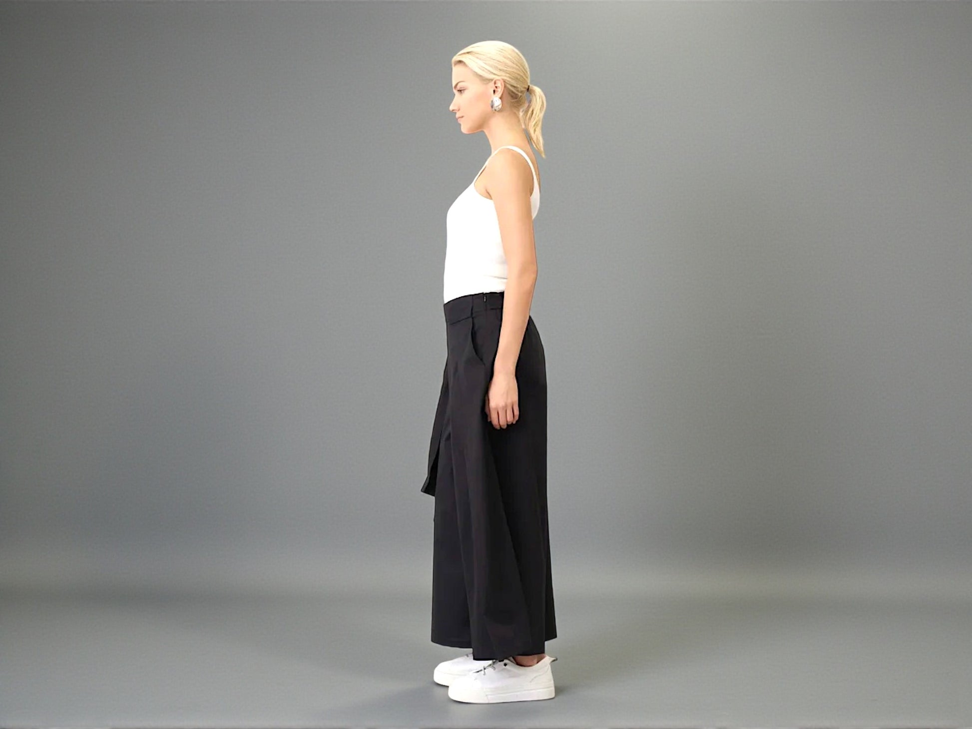 Bize Wide-Leg Wrap Pants - Above the Crowd Boutique