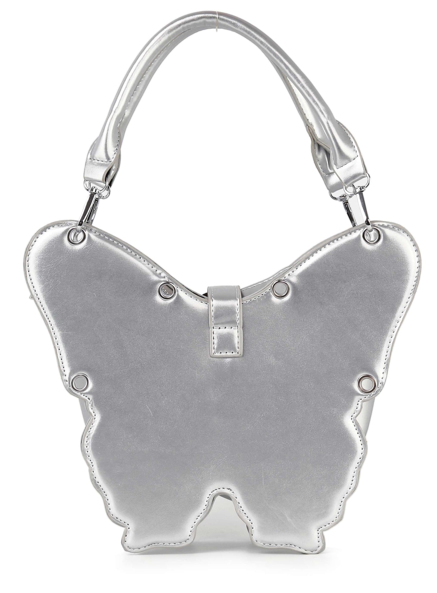 Buckle Accented Butterfly Tote 1575