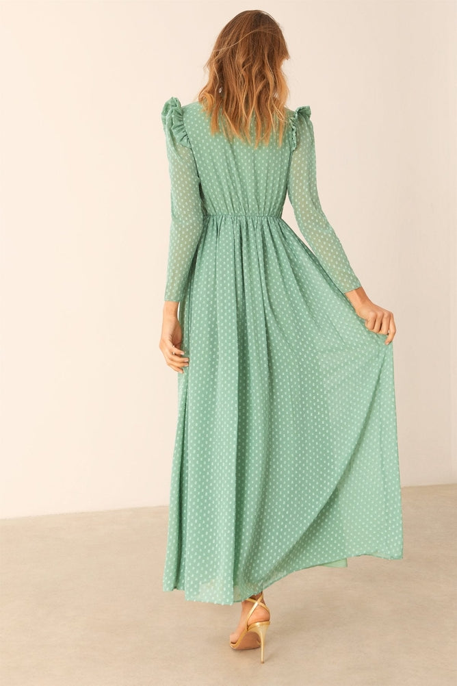 Bruna Tami Green Dress - Above The Crowd Boutique