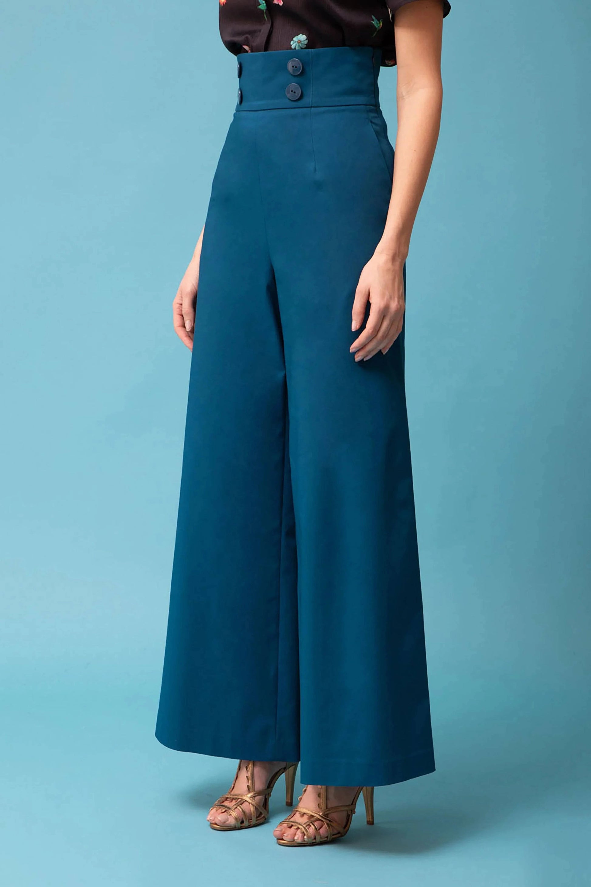 4Uattro Wide Legs Women Pants 4Uattro