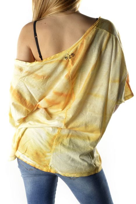 525 Yellow Oversized T-Shirt F0433 525