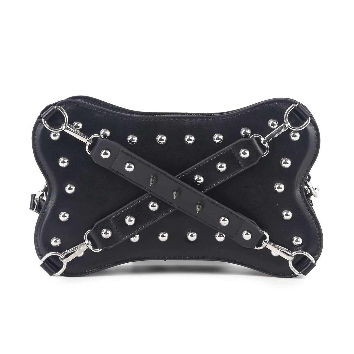 Studded Belted Shoulder Bag 0231