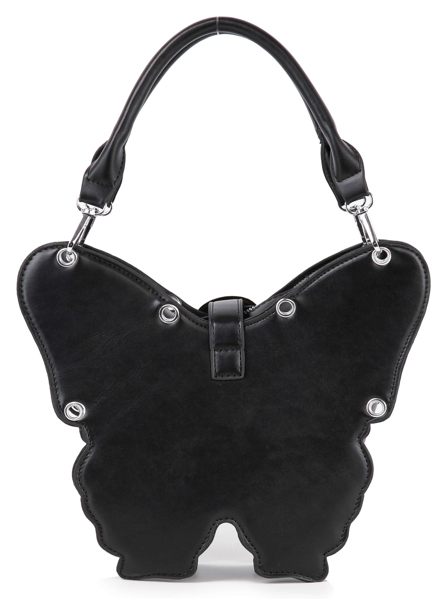 Buckle Accented Butterfly Tote 1575