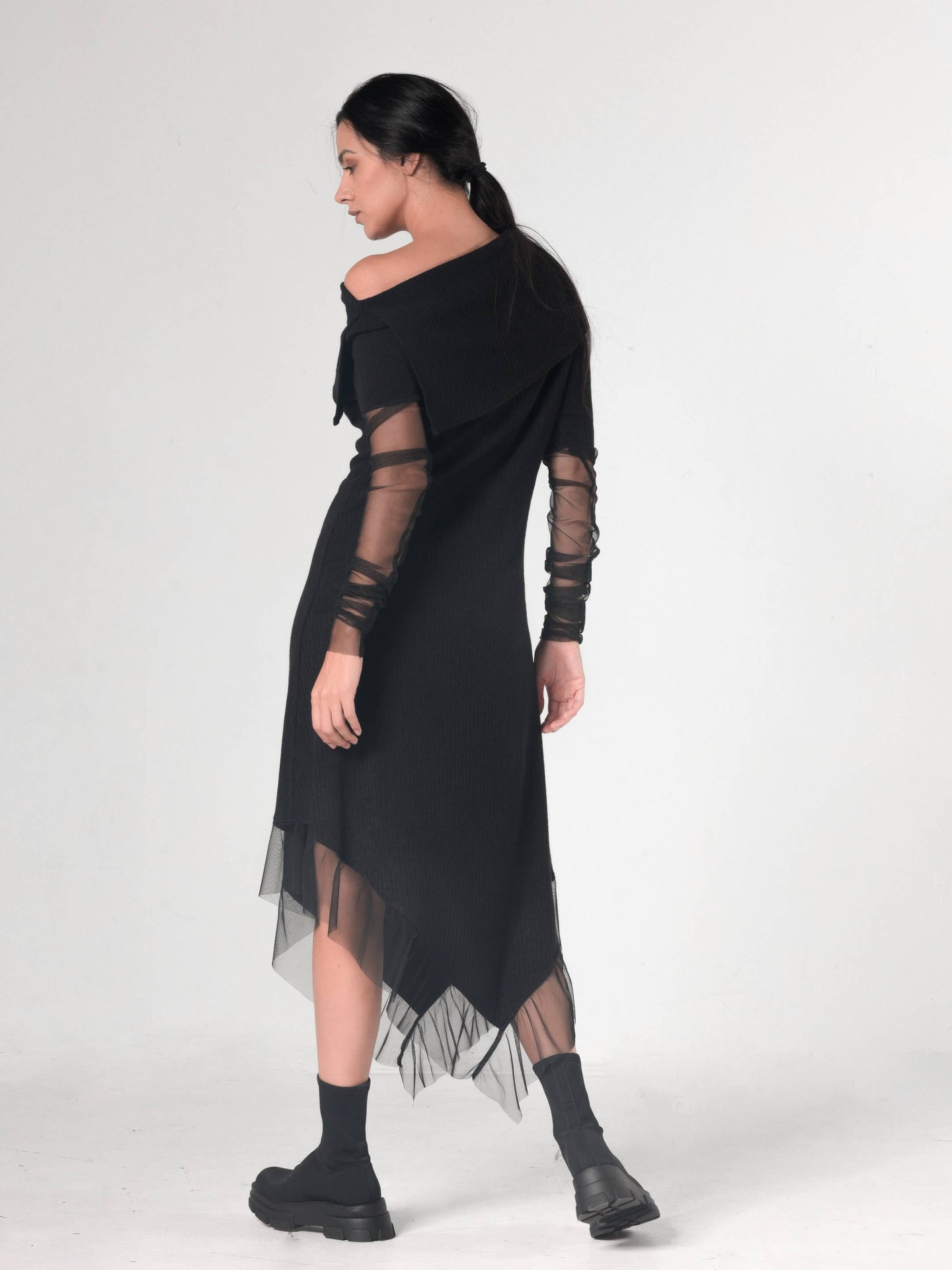 Knitted Long Dress - Above The Crowd Boutique