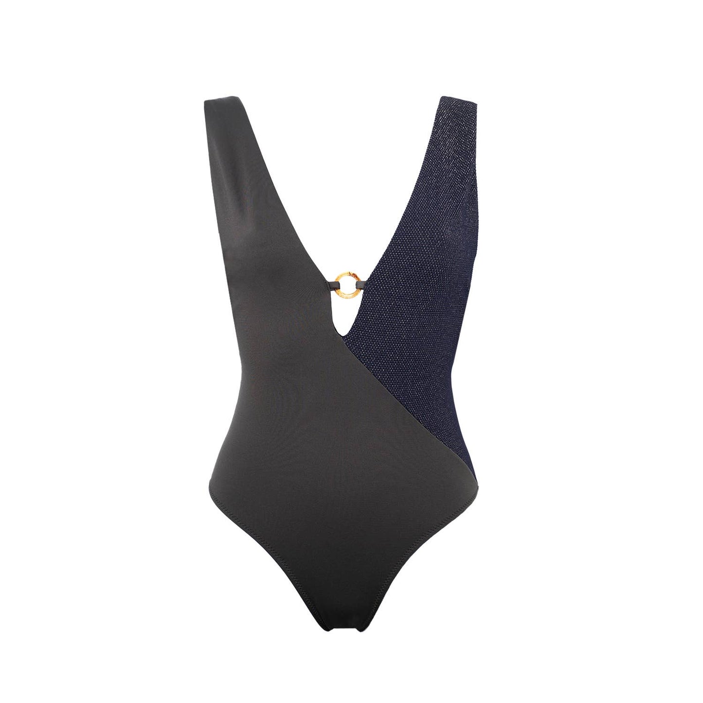 Aulala X Jade - Mix material 1 piece swimsuit Aulala Paris
