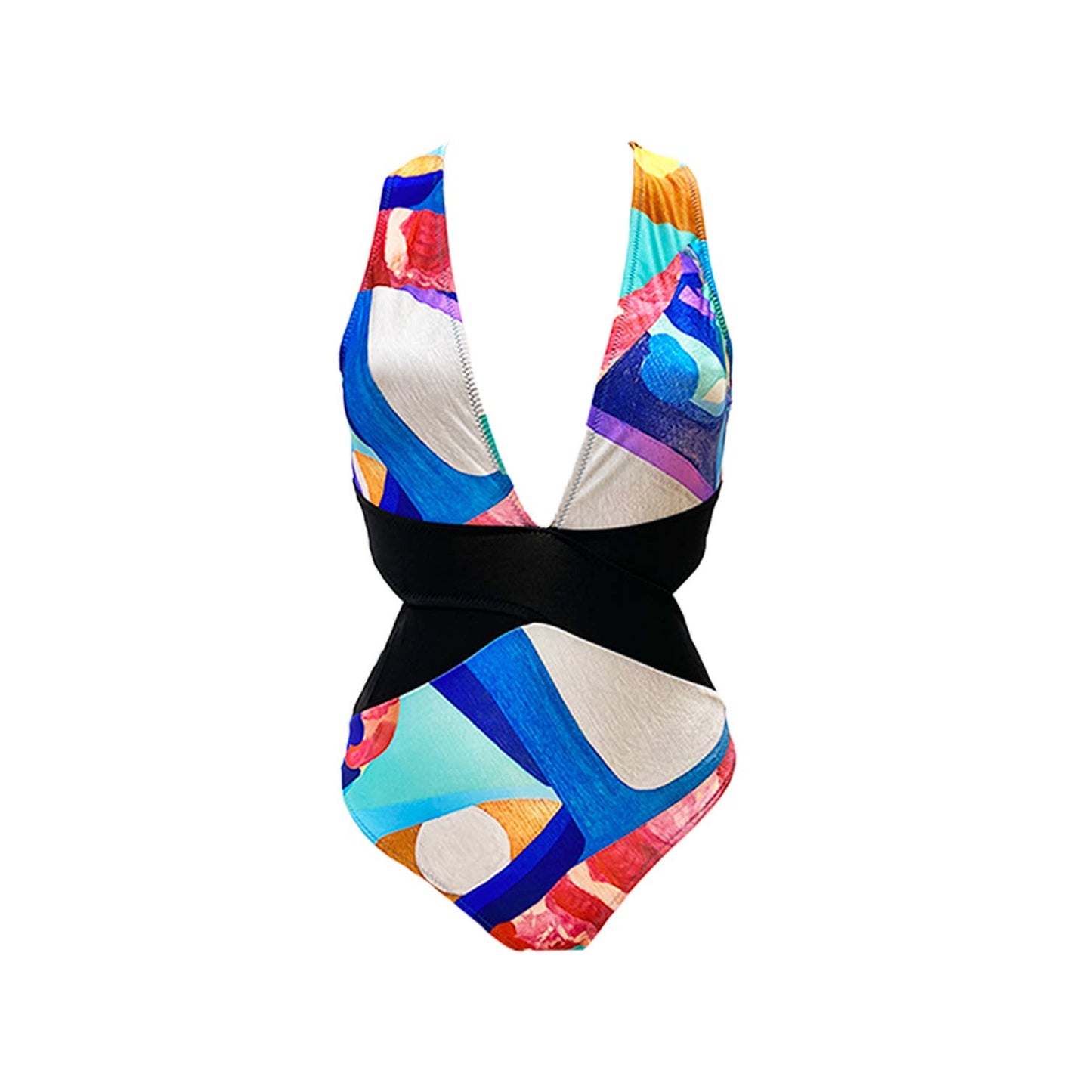 Aulala X Risbo - Artistic one-piece swimsuit Aulala Paris