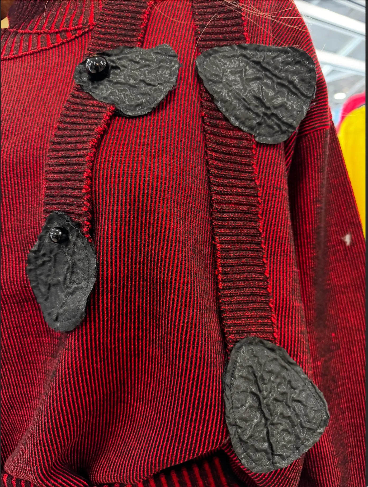 BIZE European Knit Sweater & Pleated Velvet Skirt Set - Maroon Asymmetric Style Bize