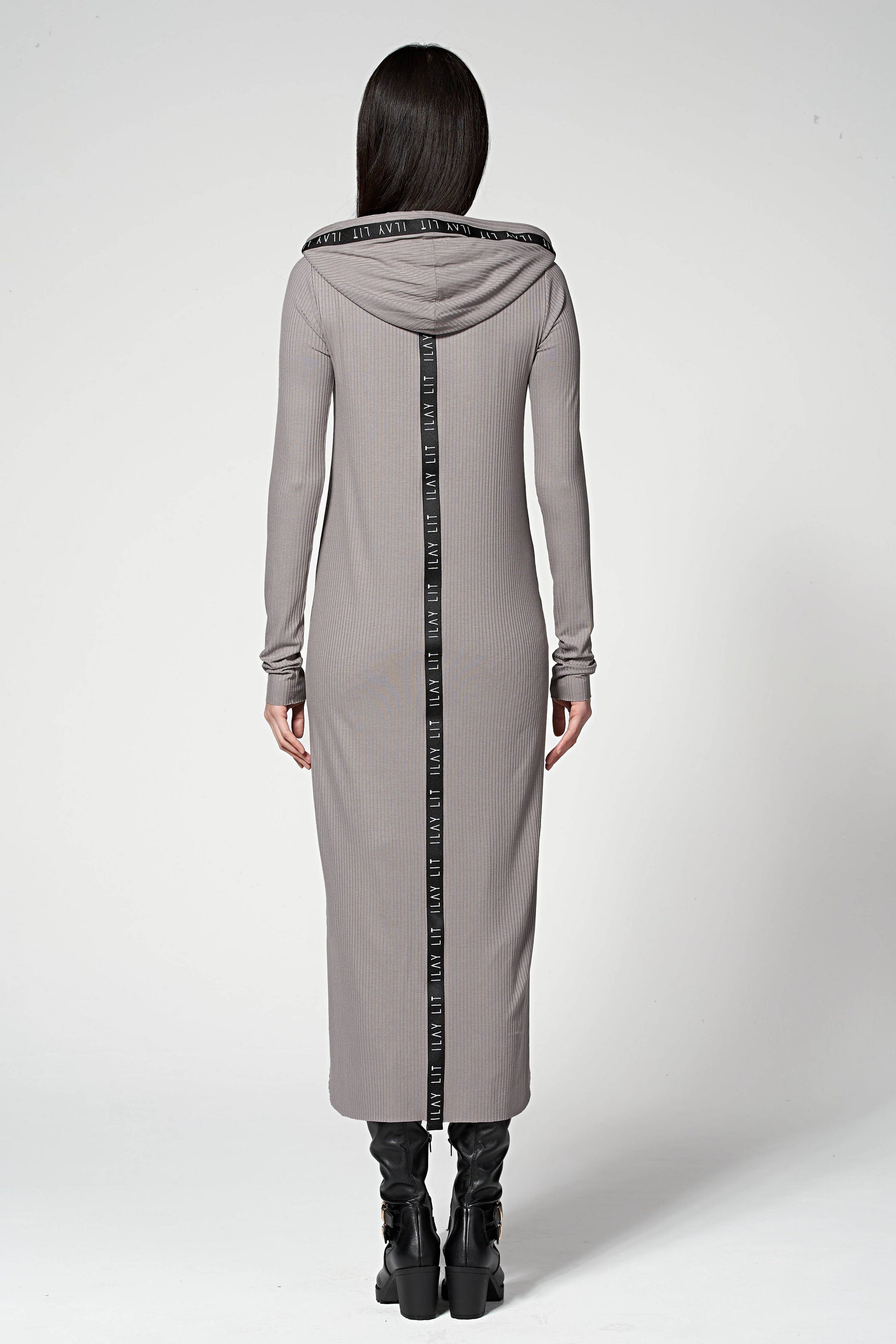 Billy Jersey Dress Taupe Ilay Lit