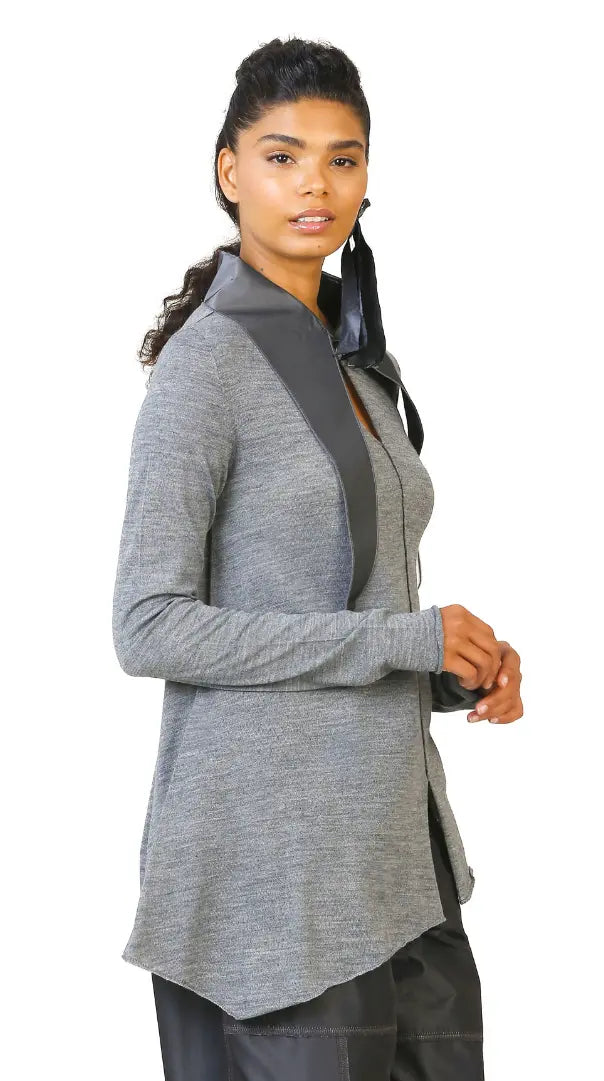 Bize 24W-BT045 Big Pointed Collar Knitwear Sweater Bize